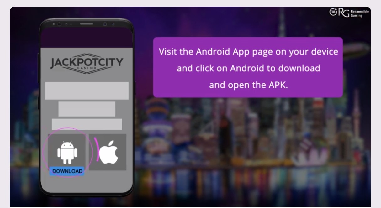 Jackpotcity Mobile App