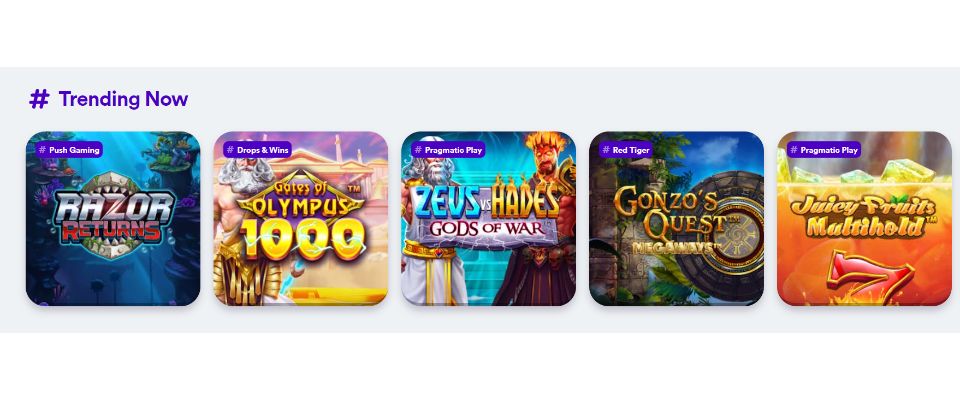 Casumo Ontario - Trending Casino Games