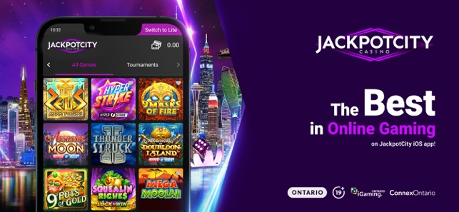 Jackpot City iPhone Casino App
