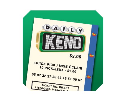 Daily Keno OLG Ticket