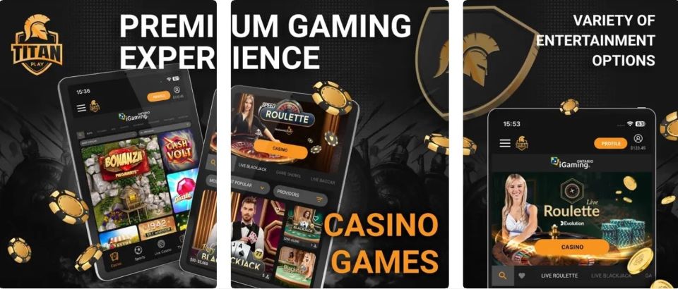 Titanplay iOS Casino App